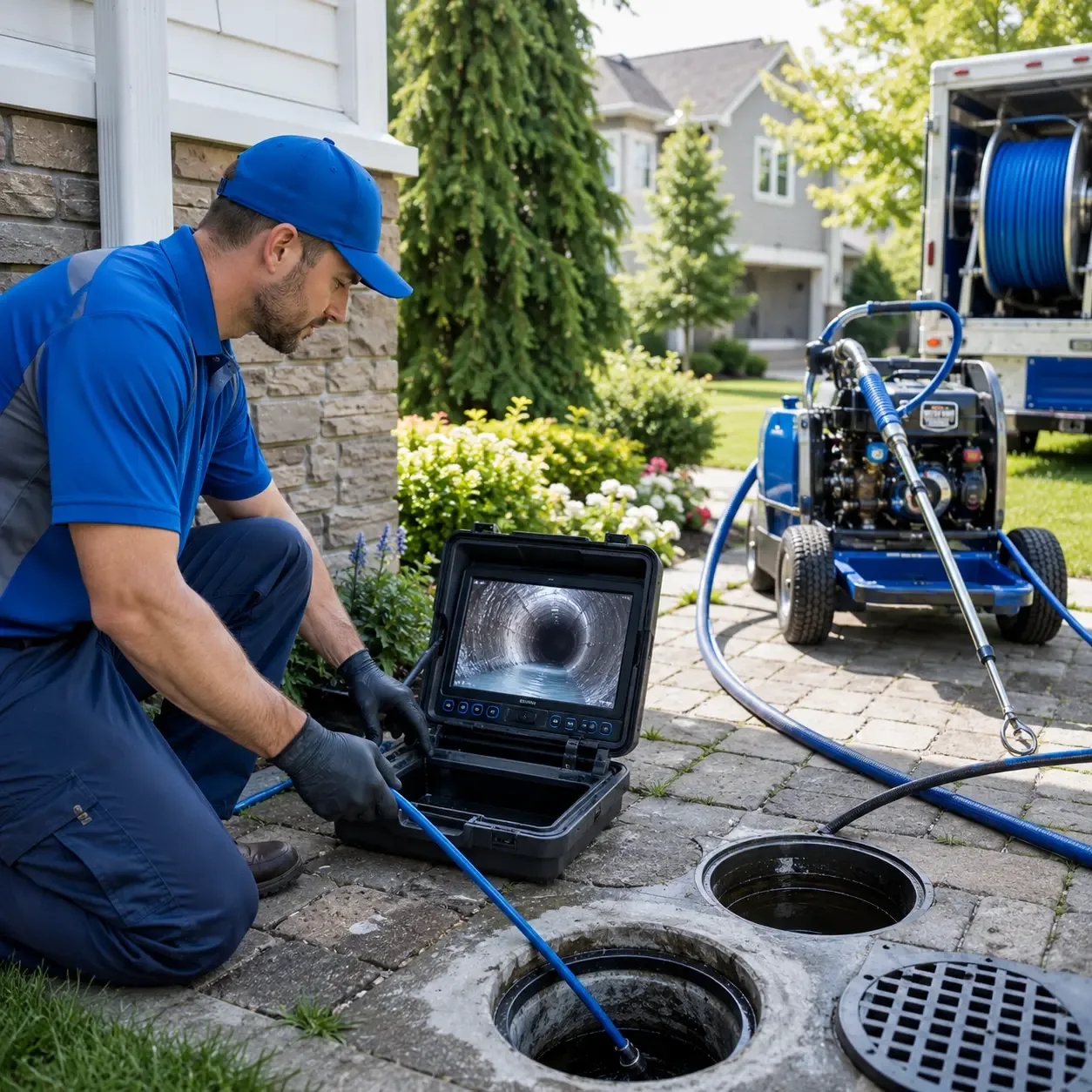Outdoor drain cleaning professionals serving Gorham, NH
