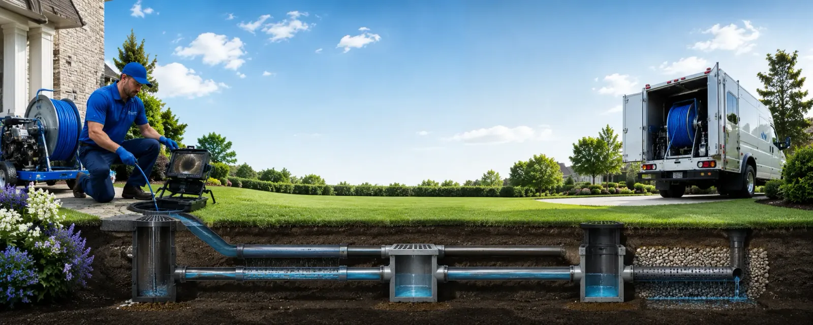 Outdoor drain cleaning information for Gorham, NH
